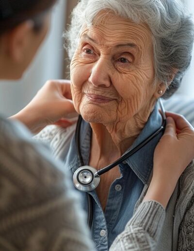 caring medical checkup stockcake